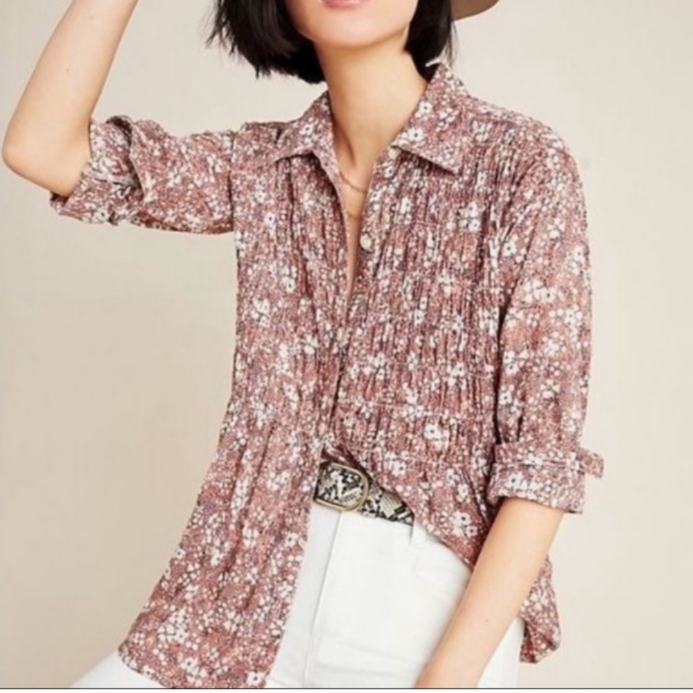 Pilcro and the Letterpress Sasha top
